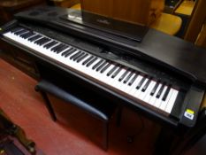 Yamaha Clavinova CVP55 advanced wave memory electric piano/organ and a stool E/T