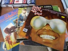 Parcel of LP records