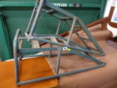 Pair of metal car ramps