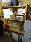 Pine multi-shelf rack