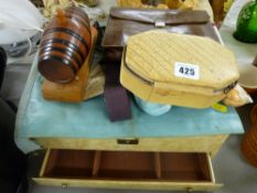 Modern jewellery box, quantity of Masonic regalia etc