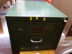 Metal single drawer filing cabinet