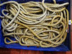 Crate of rope