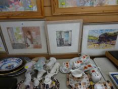Parcel of three prints/mixed media works, various subjects and artists