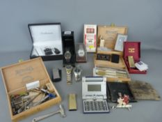 Mixed quantity of collectable watches, lighters and pens etc