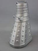 Rare silver colour 'Dalek Toy' BBC TV 1965, Made in England by Herts Plastic Moulders Ltd (main body