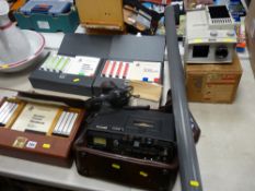 Marantz Superscope cassette player and recorder, three cased sets from the Linguaphone Institute -