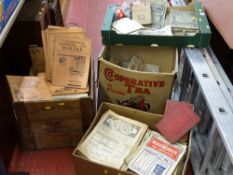 Large quantity of 'Illustrated Carpenter & Builder' magazines along with a quantity of vintage '