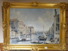 Classical print of Venice in an excellent gilt frame
