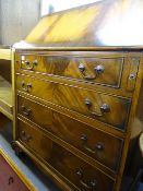 Reproduction mahogany quality fall front bureau