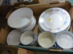 Boxed quantity of modern dinnerware