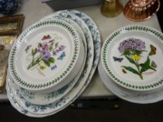 Parcel of Portmeirion 'Botanic Garden' plates, Staffs platters etc