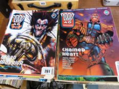 Parcel of '2000AD' magazines, circa 1990s