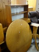 A parcel of furniture including sliding door bookcase Condition reports are provided on request by