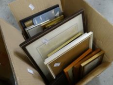A box of picture frames Condition reports are provided on request by email only for this type of