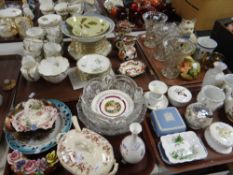 A single Staffordshire dog, a spelter sculpture of a rearing horse & figure together with a parcel