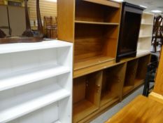 Various mid-century & later bookcases Condition reports are provided on request by email only for