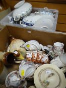 A parcel of mixed china & an antique Royal Doulton part dinner set Condition reports are provided on