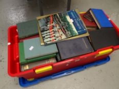 A box of mixed books Condition reports are provided on request by email only for this type of