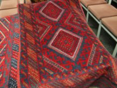 A Meshwani runner, 260 x 65cms Condition reports are provided on request by email only for this type