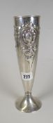A continental believed silver trumpet vase Condition reports are provided on request by email only