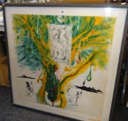 SALVADOR DALI limited edition (335/2000) Demart print, dated 1989 Condition reports are provided