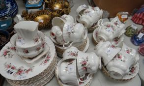 A quantity of Royal Albert 'Lavender Rose' teaware Condition reports are provided on request by