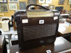 A Cossor Bakelite radio