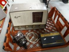 A Ferguson retro radio, a Dux Episcope & a small transistor radio Condition reports are provided