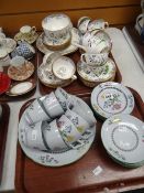 A quantity of Spode 'Summer Palace' table ware & a quantity of Minton 'Indian Tree' patterned
