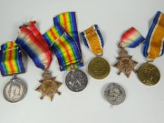 A 1914-1915 Star for Private C V Lane together with his 1914-1919 Campaign medal & 1914-1918