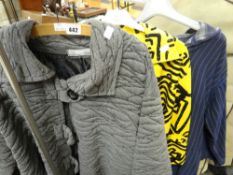 Parcel of three items of clothing including a yellow jacket and a Berber cloak Condition reports are