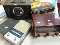 A parcel of old radios Condition reports are provided on request by email only for this type of