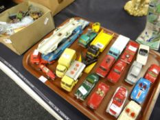A parcel of British diecast vehicles & a quantity of Britain's lead figures ETC