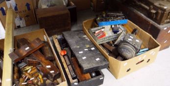 A large quantity of tools & other garage contents, artillery cases ETC Condition reports are