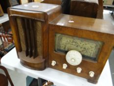 A circa 1930s vintage radio by RAP Ltd Condition reports are provided on request by email only for