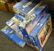 A parcel of boxed aviation model kits Condition reports are provided on request by email only for