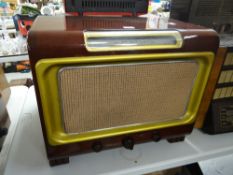 A Sobell model 717 veneer encased vintage radio Condition reports are provided on request by email