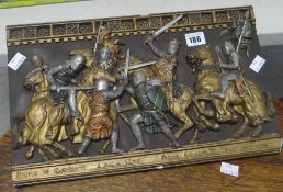 A Marcus Designs wall plaque for the Battle of Evesham Condition reports provided on request by