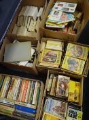 A large quantity of books & publications including Italian and German story periodicals, some first