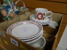 A boxed as new Portmeirion Welsh dresser pattern coffee-set Condition reports provided on request by