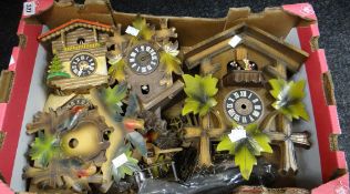Collection of cuckoo clocks & parts Condition reports provided on request by email for this