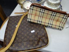 Two reproduction designer handbags Condition reports provided on request by email for this auction