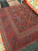 A Gazak rug, 116 x 115cms Condition reports provided on request by email for this auction