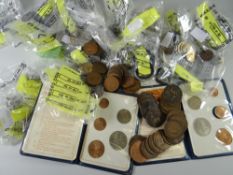 A quantity of assorted & bagged loose coinage Condition reports provided on request by email for