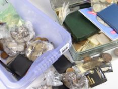 A collection of mixed coinage with an antique token noted Condition reports provided on request by