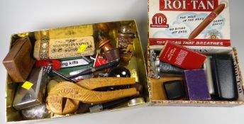 A parcel of smoking collectables ETC Condition reports provided on request by email for this auction