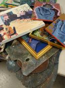 A parcel of JOHN CHERRINGTON paintings including three oils on canvas, two framed oils on board &