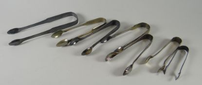 A parcel of silver tongs ETC Condition reports provided on request by email for this auction
