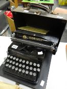 A Bar-Let vintage typewriter in a case Condition reports provided on request by email for this